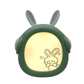 چراغ خواب فانتزی طرح خرگوش سبز