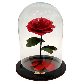 گل رز شیشه ای 1020